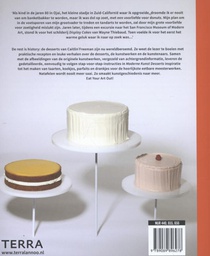 Moderne kunst desserts achterzijde