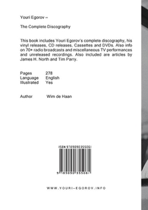 Youri Egorov - The Complete Discography achterzijde