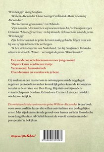 De onbekende belevenissen van prins Willem-Alexander achterzijde