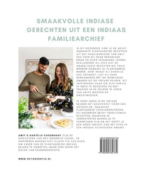 De plantaardige Indiase keuken achterzijde