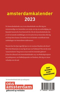 Amsterdamkalender 2023 achterkant