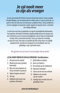 Je zal nooit meer zo zijn als vroeger achterzijde