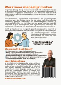 Goodbye Human Resources achterzijde