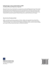 Ending Hunger in Asia and the Pacific by 2030 achterzijde