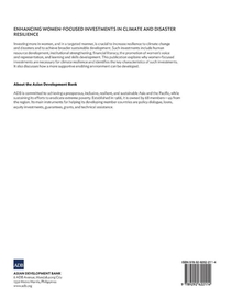 Enhancing Women-Focused Investments in Climate and Disaster Resilience achterzijde