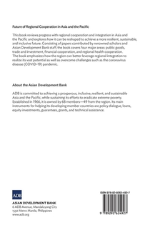 Future of Regional Cooperation in Asia and the Pacific achterzijde