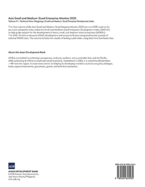 Asia Small and Medium-Sized Enterprise Monitor 2020 - Volume IV achterzijde
