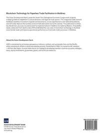 Blockchain Technology for Paperless Trade Facilitation in Maldives achterzijde