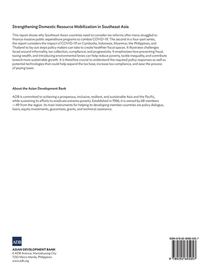 Strengthening Domestic Resource Mobilization in Southeast Asia achterzijde
