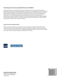 Promoting Local Currency Sustainable Finance in ASEAN+3 achterzijde