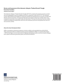 Review and Assessment of the Indonesia-Malaysia-Thailand Growth Triangle Economic Corridors achterzijde