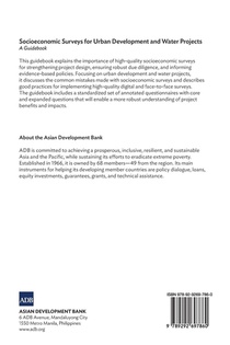 Socioeconomic Surveys for Urban Development and Water Projects achterzijde