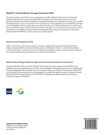 BIMSTEC Trade Facilitation Strategic Framework 2030 achterzijde
