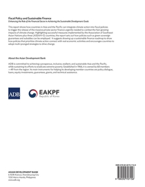 Fiscal Policy and Sustainable Finance achterzijde