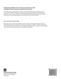 Driving Energy-Efficient and Low-Carbon Investments for Small and Medium-Sized Enterprises through the Finance Sector achterzijde