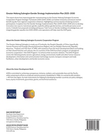 Greater Mekong Subregion Gender Strategy Implementation Plan 2025-2030 achterzijde