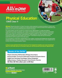 Cbse All in One Physical Education Class 11 2022-23 (as Per Latest Cbse Syllabus Issued on 21 April 2022) achterzijde