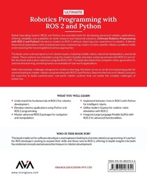 Ultimate Robotics Programming with ROS 2 and Python achterzijde
