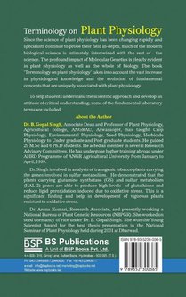 Terminology on Plant Physiology achterzijde