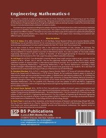 Engineering Mathematics - I achterzijde