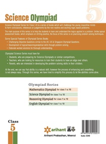 Olympiad Books Practice Sets - Science Class 5th achterzijde