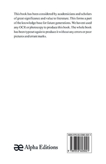 Incidents and Anecdotes of Early Days and History of Business in the City and County of Fond Du Lac from Early Times to the Present achterzijde