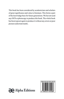 A history of the French novel (to the close of the 19th century) (Volume II) From 1800 to 1900 achterzijde