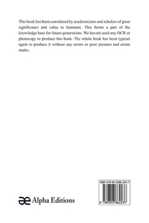 Gazetteer of the Bombay Presidency (Volume XV) Part II. Kanara achterzijde
