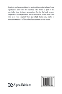 The law of insurance as applied to fire, life, accident, guarantee and other non-maritime risks (Volume I) achterzijde