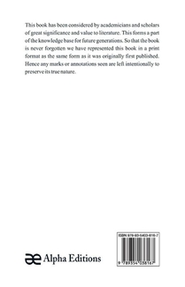 The letters to his friends (Part III) achterzijde