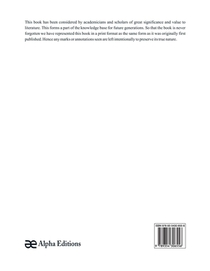 Analytical Chemistry (Volume I) Qualitative Analysis achterzijde