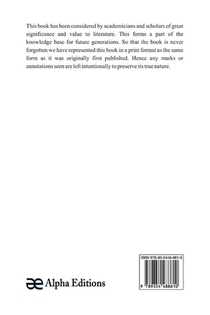 The Colonial Records Of North Carolina (Volume I) 1662 To 1712 achterzijde