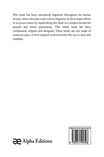 The Battle Of Hexham; Or, Days Of Old achterzijde