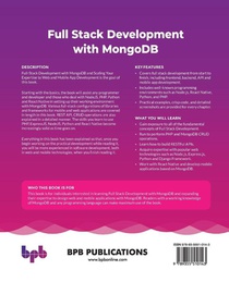 Full Stack Development with MongoDB achterzijde