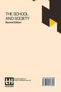 The School And Society achterzijde