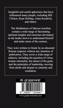 The Meditations of Marcus Aurelius achterzijde