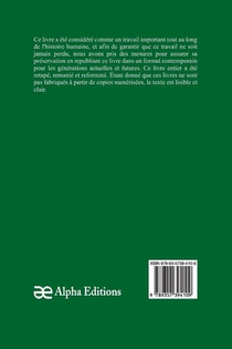 Cours de philosophie positive. (4/6) achterzijde