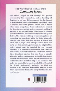The Writings of Thomas Paine Common Sense achterzijde