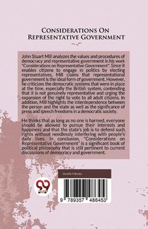 Considerations on Representative Government achterzijde