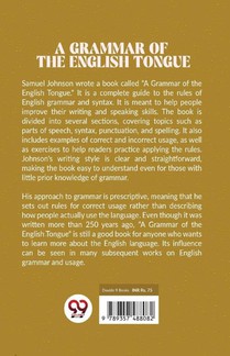 A Grammar Of The English Tongue achterzijde