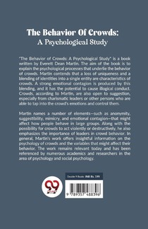 The Behavior Of Crowds: A Psychological Study achterzijde
