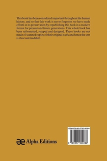 Septimius Felton, or, the Elixir of Life achterzijde