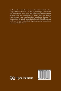 Mémoires pour servir à l'Histoire de France sous Napoléon, Tome 1/2 écrits à Sainte-Hélène par les généraux qui ont partagé sa captivité achterzijde