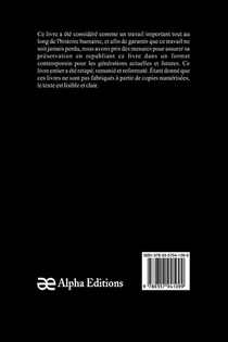 Les Cent Jours (2/2); Mémoires pour servir à l'histoire de la vie privée, du retour et du règne de Napoléon en 1815. achterzijde