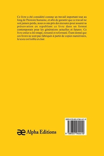 Les mille et une nuits (Tome premier) achterzijde