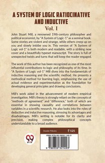 A System of Logic Ratiocinative and Inductive Vol. I achterzijde