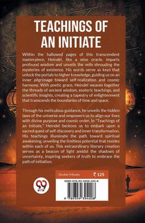 Teachings of an Initiate achterzijde