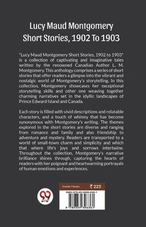 Lucy Maud Montgomery Short Stories, 1902 To 1903 achterzijde