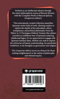 Complete Works of Baruch Spinoza (Grapevine edition) achterzijde