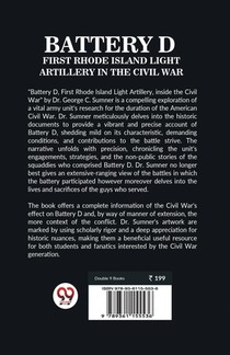 Battery D First Rhode Island Light Artillery in the Civil War achterzijde